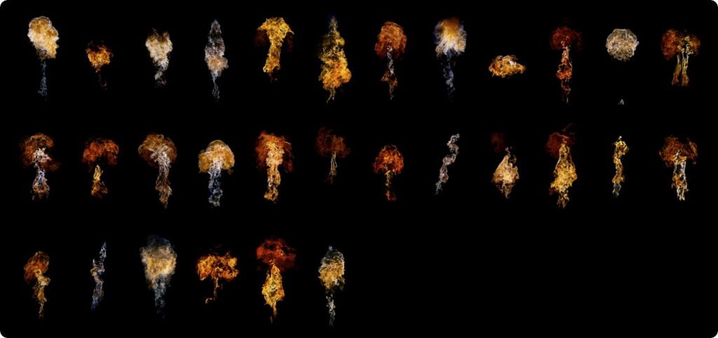 spektakuläre Flammen-Bilder von J. Scriba aus dem Projekt "Element_1"
