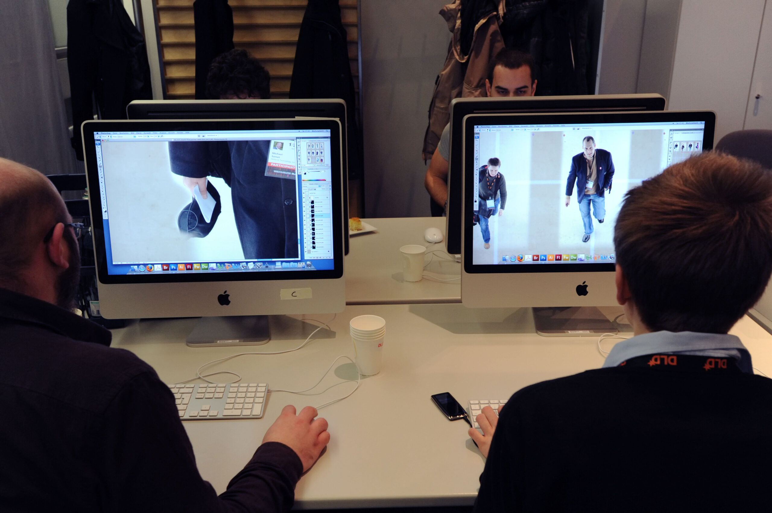 Making of "DLDscape" von J. Scriba: Foto-Aktion auf der DLD-Konferenz, München